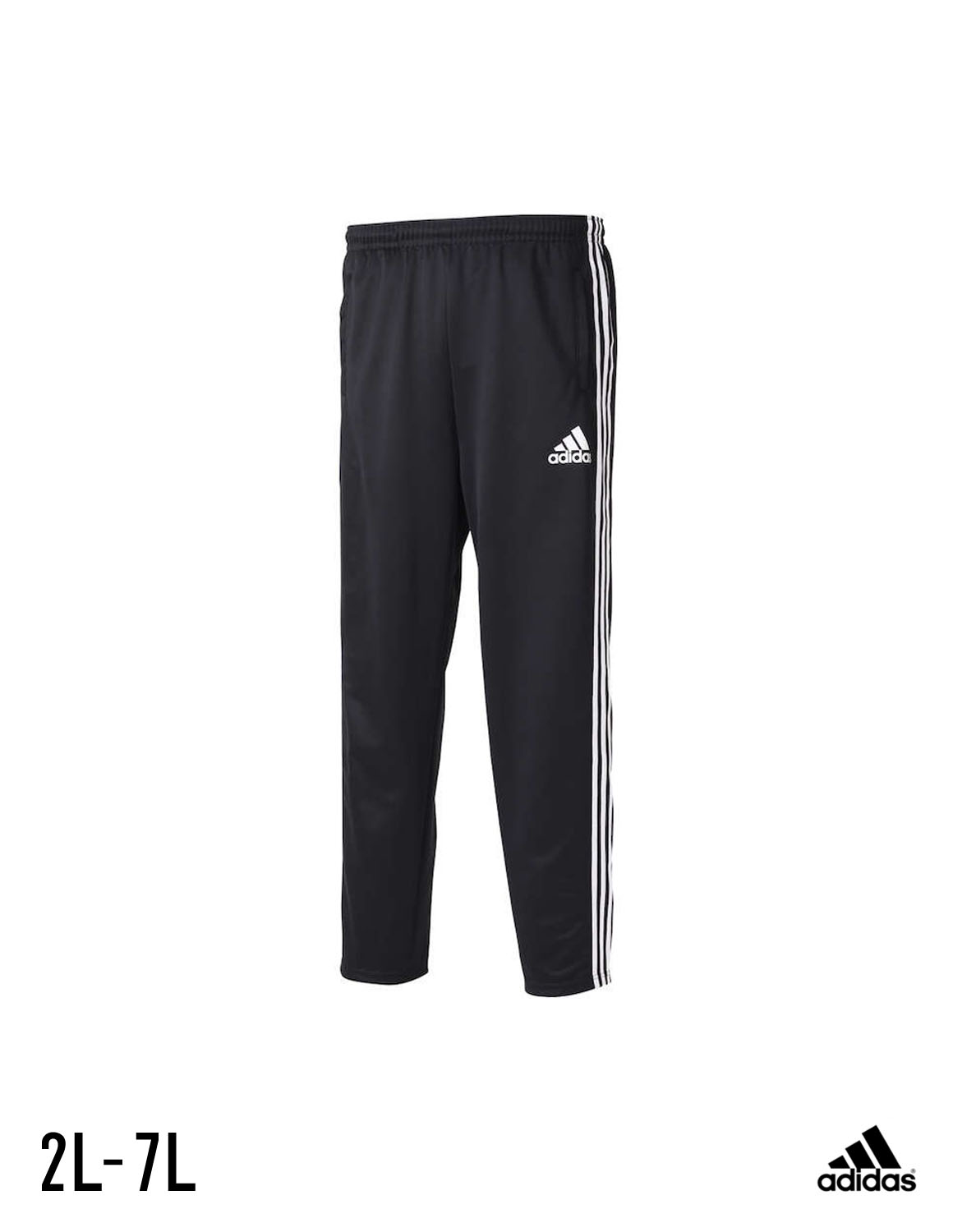 【大きいサイズ メンズ】adidas (アディダス)日本製 AEROREADY(エアロレディー) 吸汗速乾 ウォームアップパンツ 3XO(2L)/4XO(3L)/5XO(4L)/6XO(5L)/7XO(6L)/8XO(7L)/