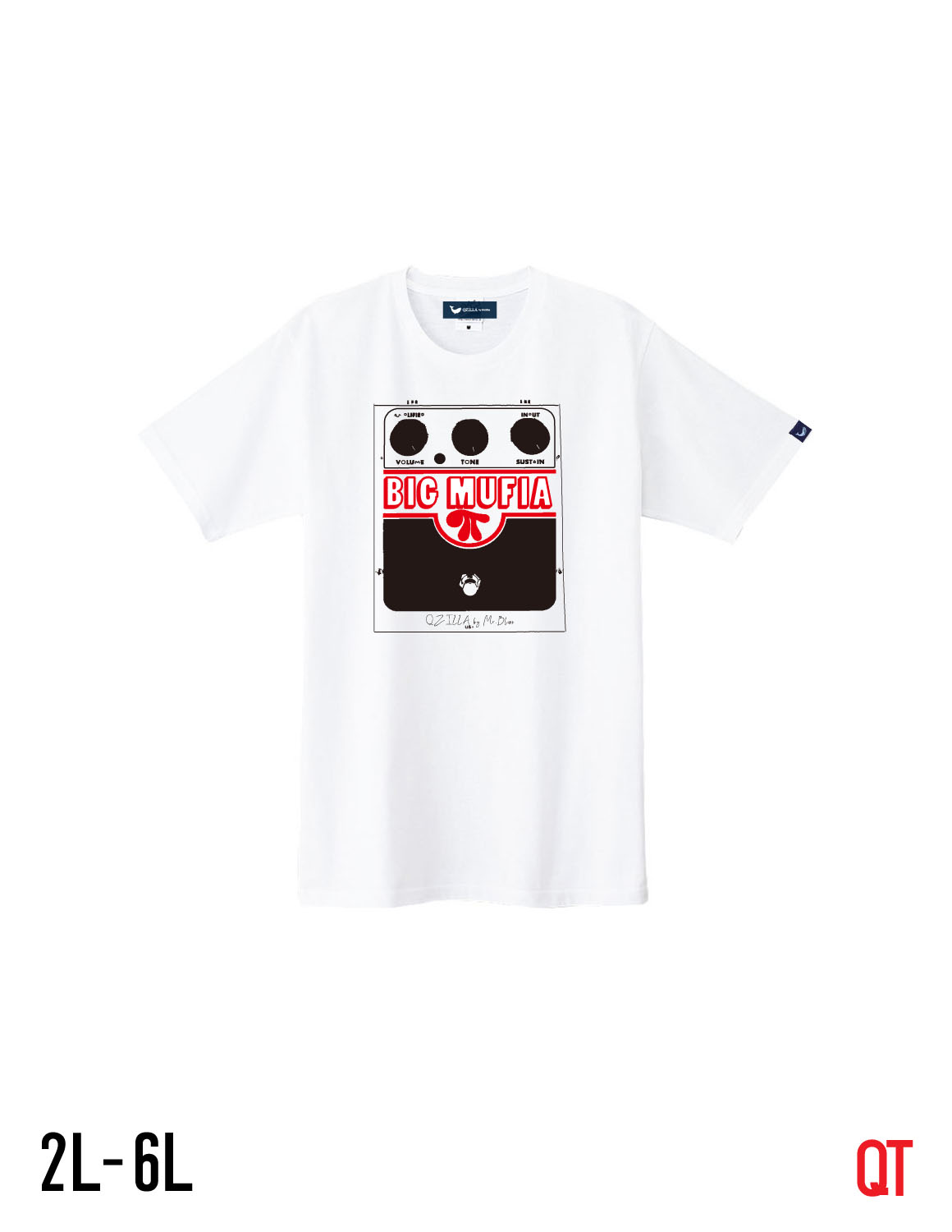 【大きいサイズメンズ】QT(キューティ)BIGMUFＵネック半袖TシャツカットソーXL(2L)/2XL(3L)/3XL(4L)/4XL(5L)/5XL(6L)/