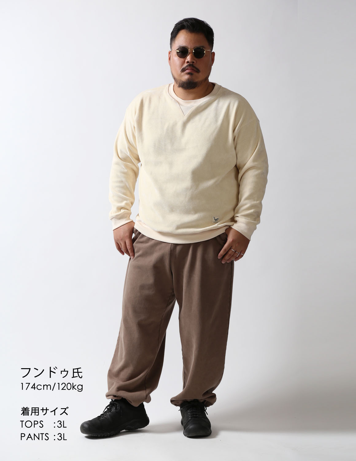 大きいサイズの新着スタイルのコーディネート1622