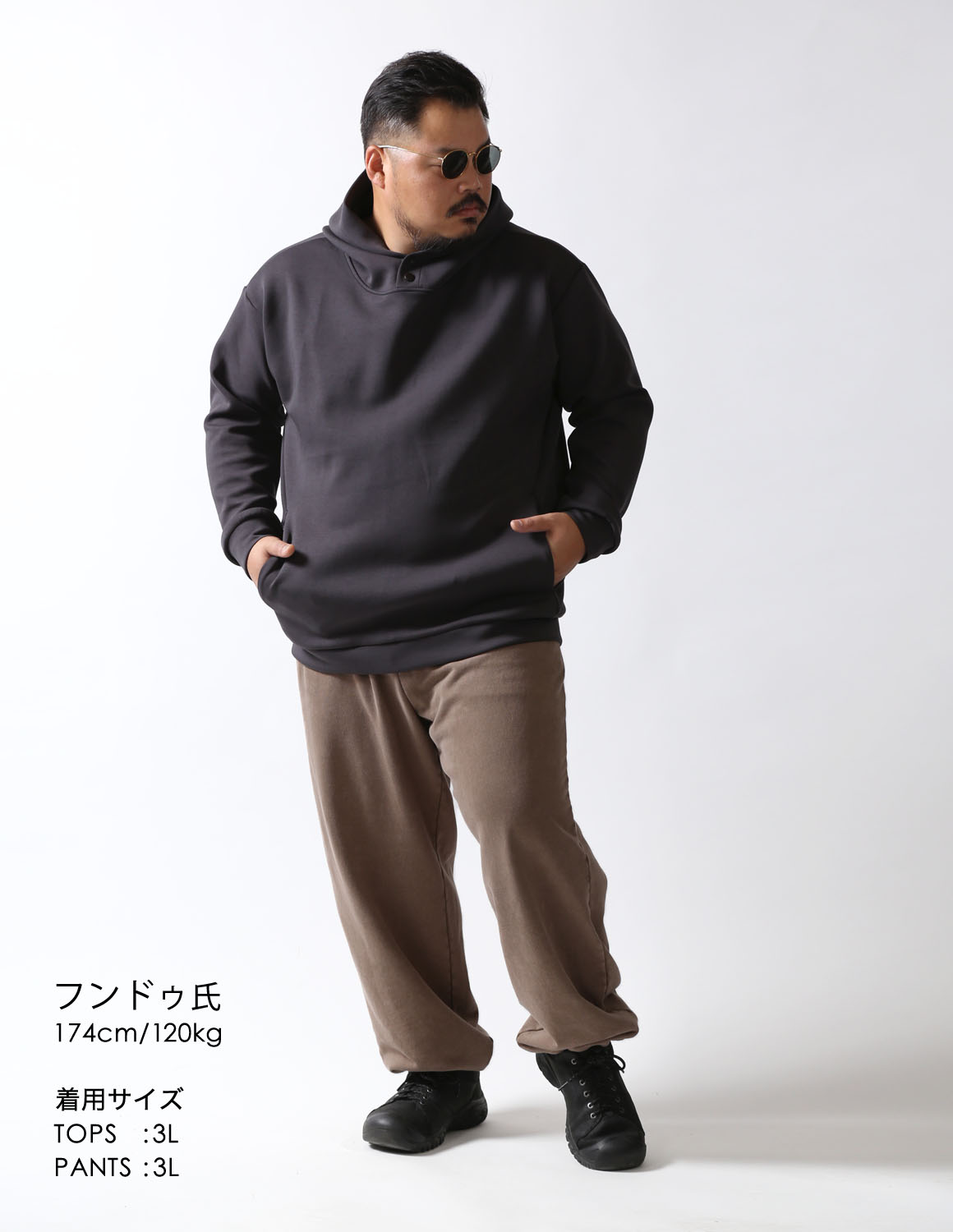 大きいサイズの新着スタイルのコーディネート1623