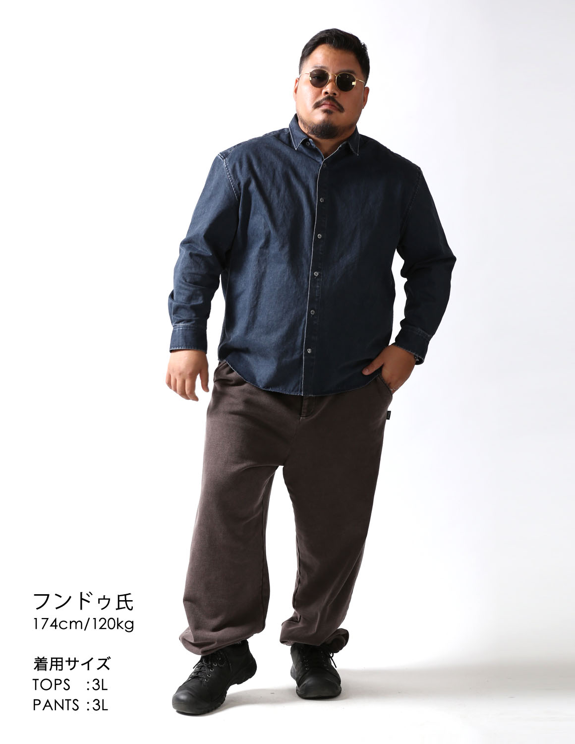 大人のこなれブルー×グレー02