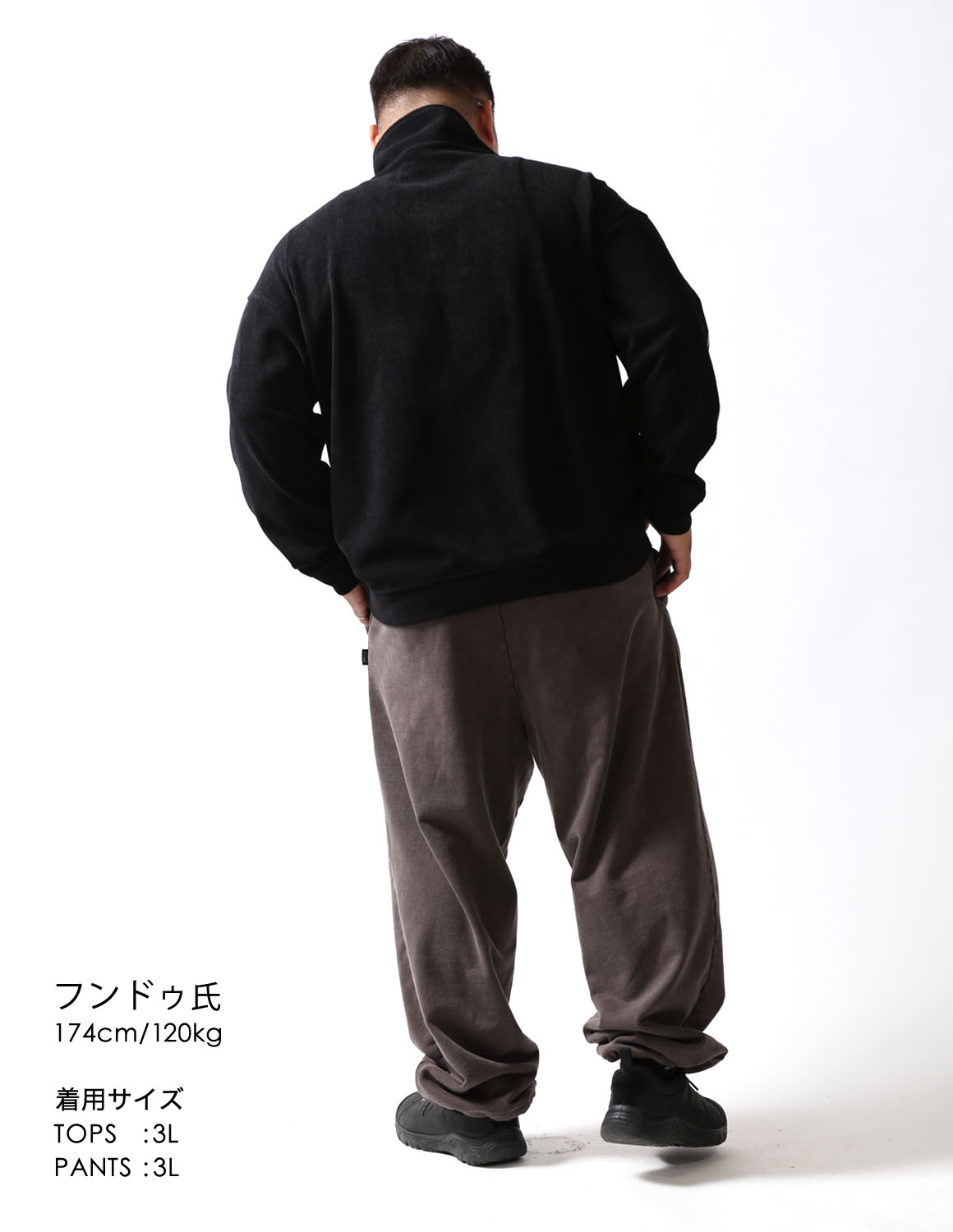 大人のこなれグレー×ブラックコーデ04