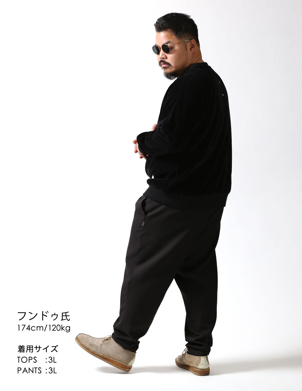 さりげない、オールブラック03