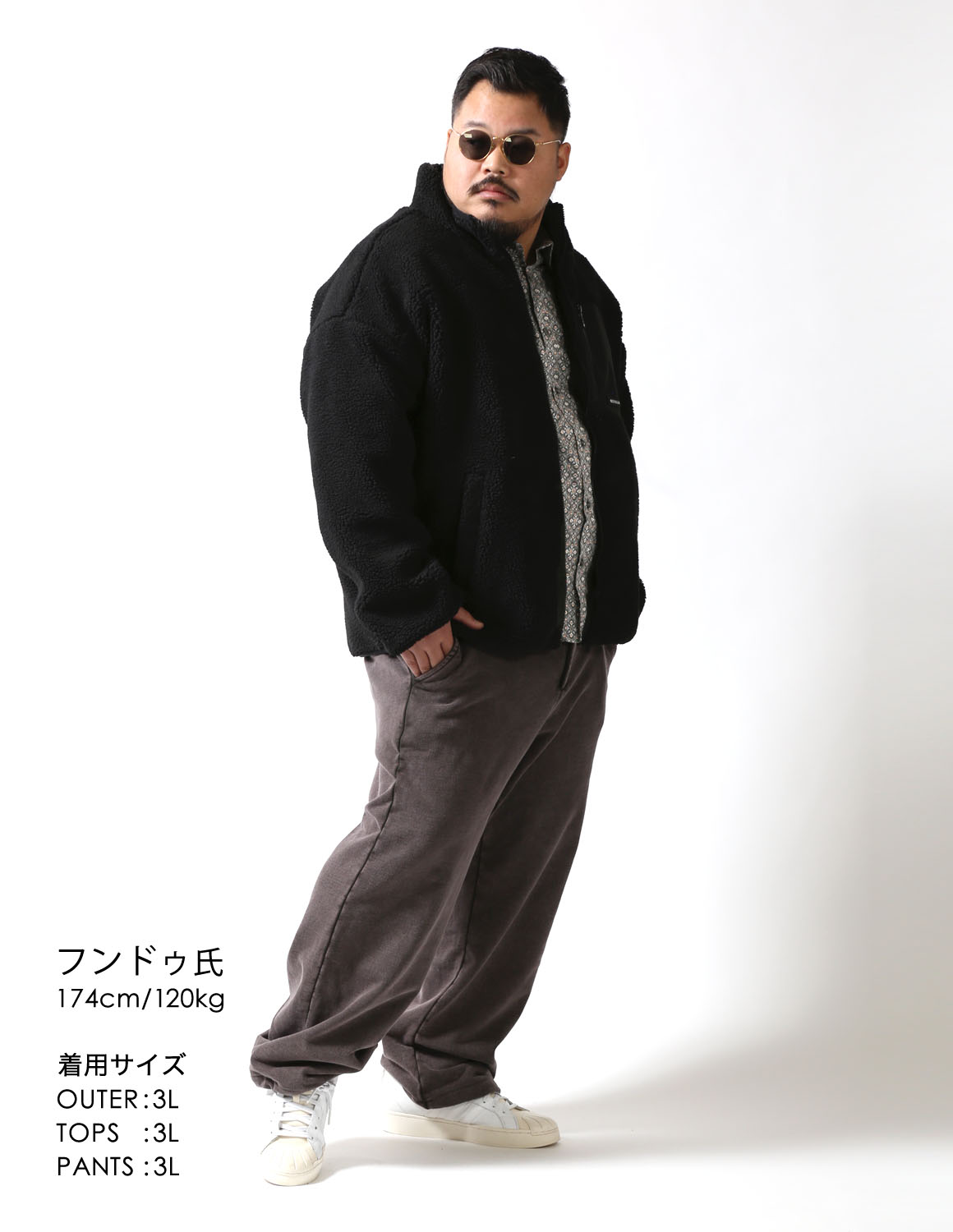 余裕で決まる、ゆったりモノトーン02