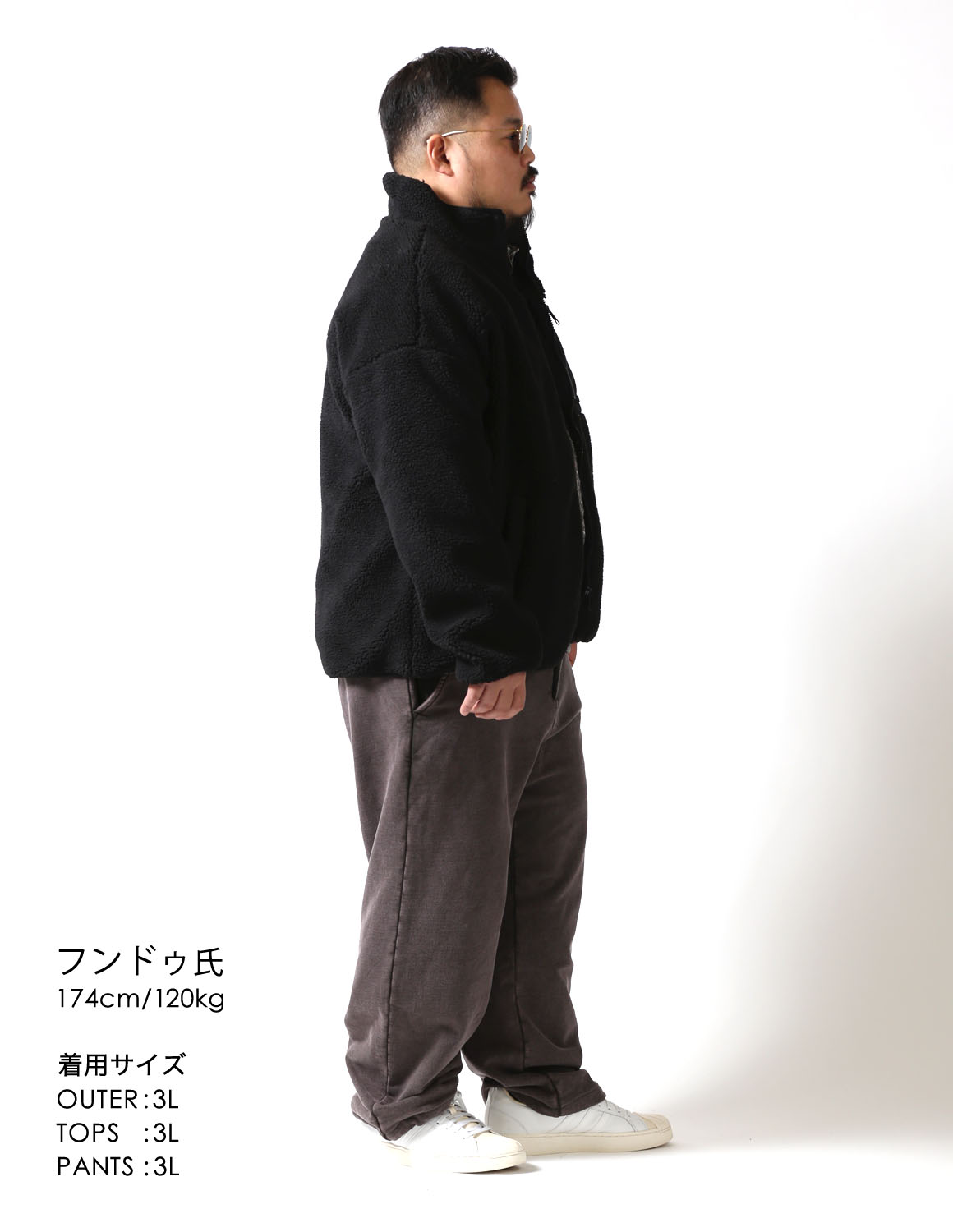 余裕で決まる、ゆったりモノトーン03