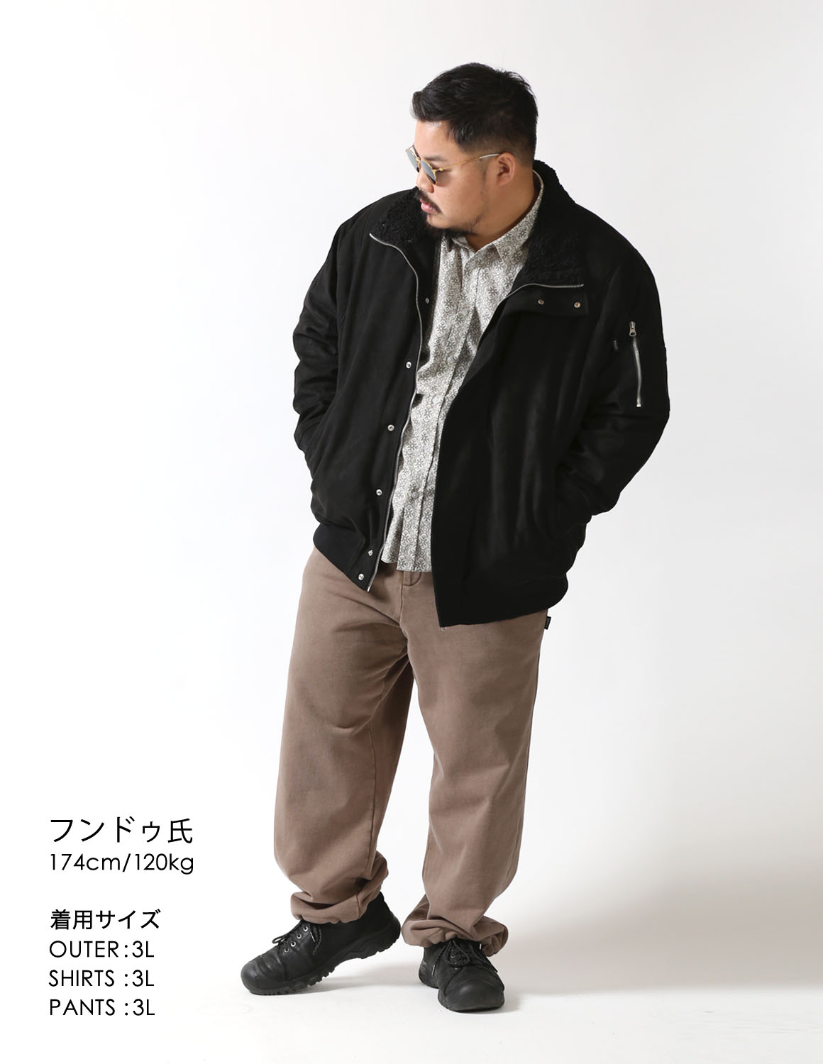 大きいサイズの新着スタイルのコーディネート1697