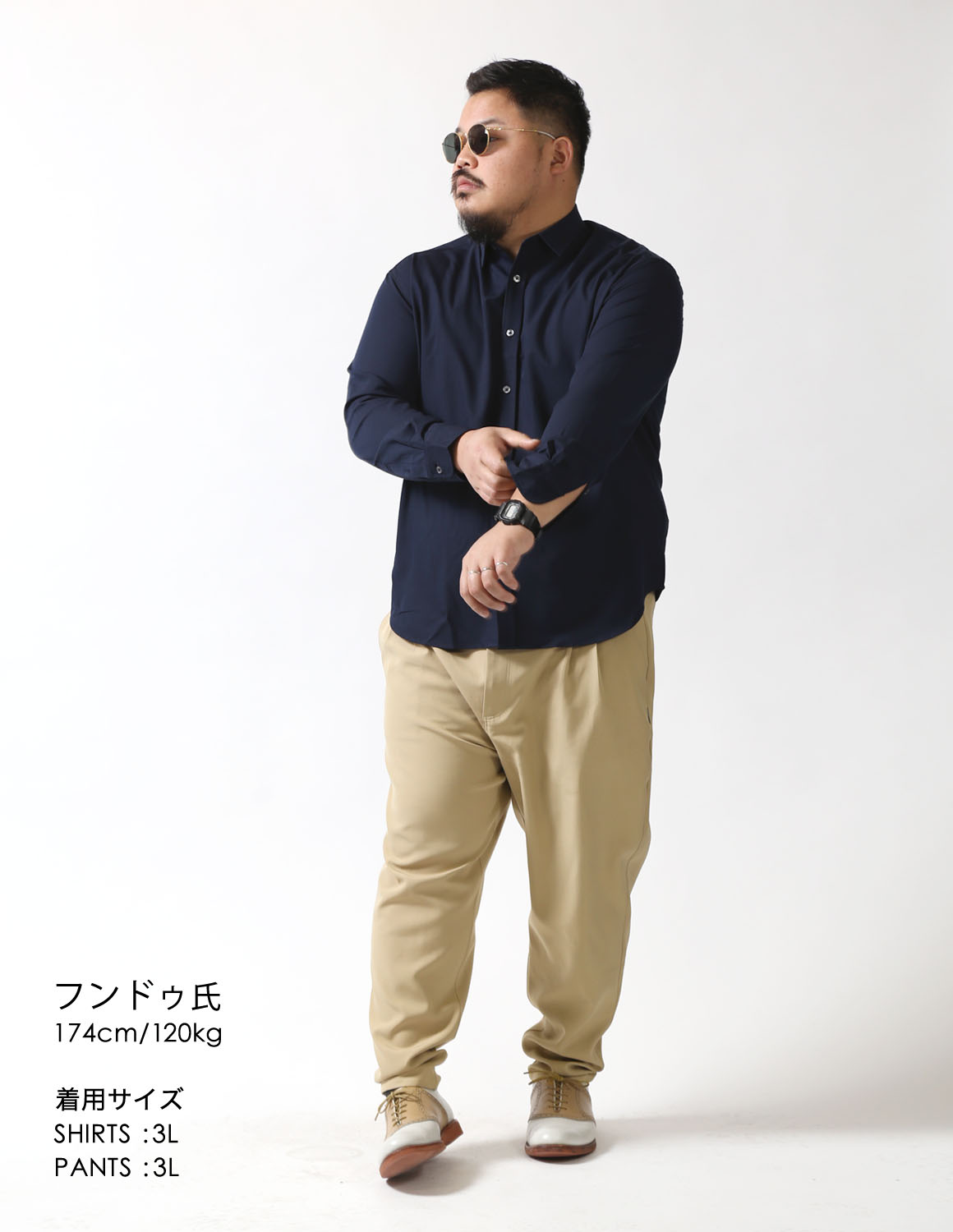 ネイビーを纏う、大人の「静かなる主張」02