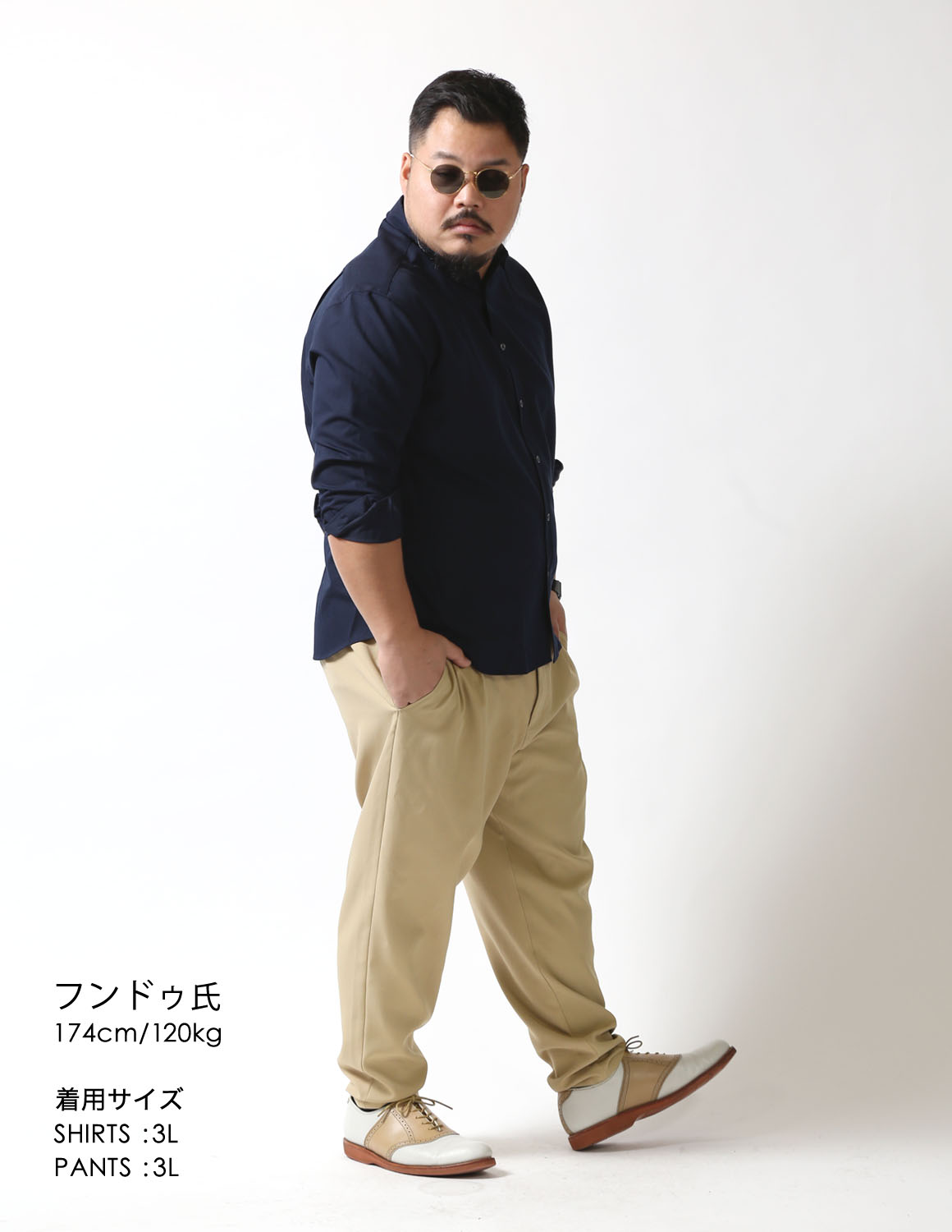 ネイビーを纏う、大人の「静かなる主張」03