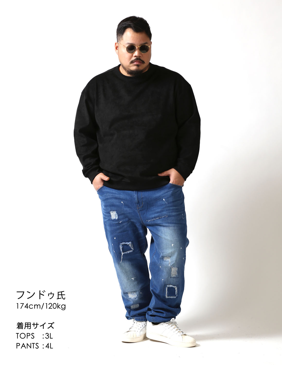 王道ブラック、デニムで抜ける02