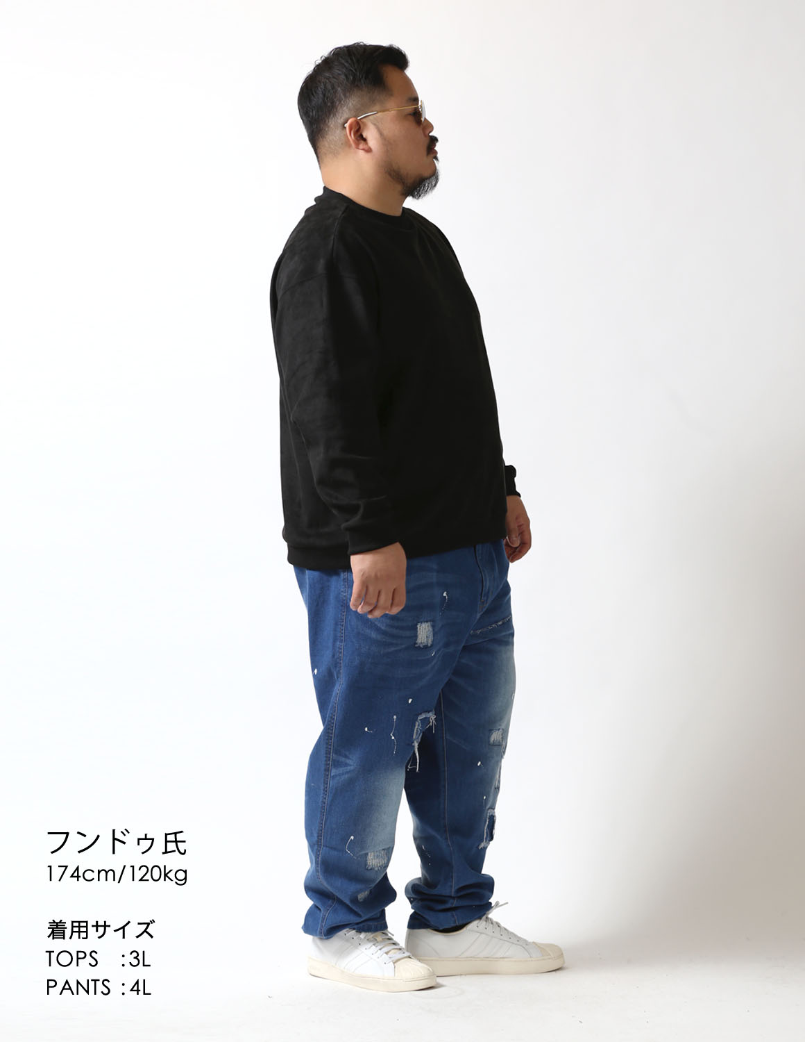 王道ブラック、デニムで抜ける03