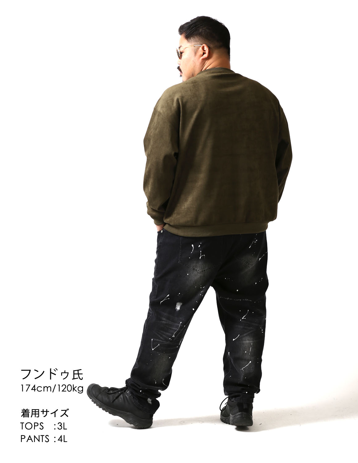 オリーブで魅せる、引き締めブラック04