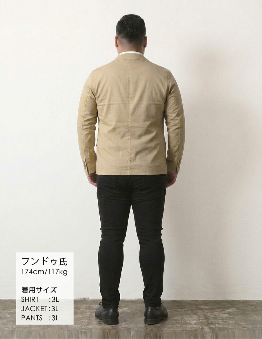 柔らかく決まる、大人のジャケットコーデ04